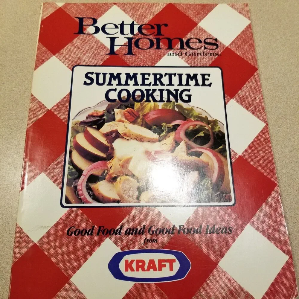 Vintage better homes and gardens summertime cooking paperback Cookbook